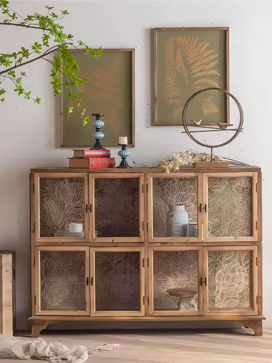 Retro Living Room Solid Wood Sideboard