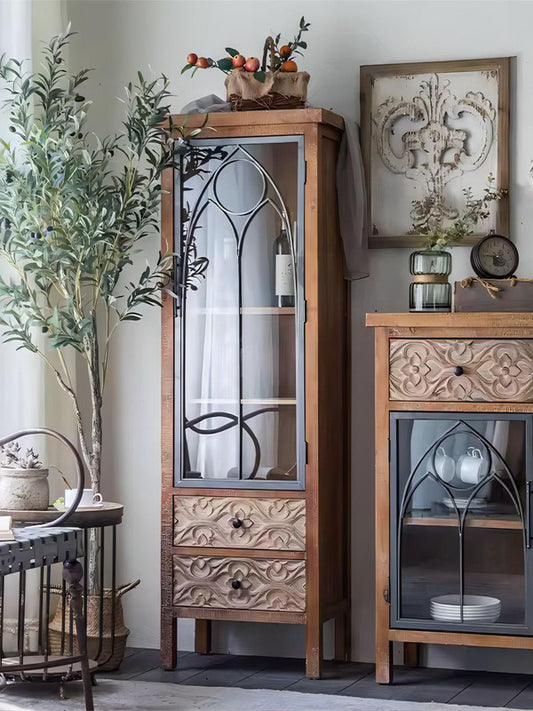 Storage Sideboard Tall Cabinet