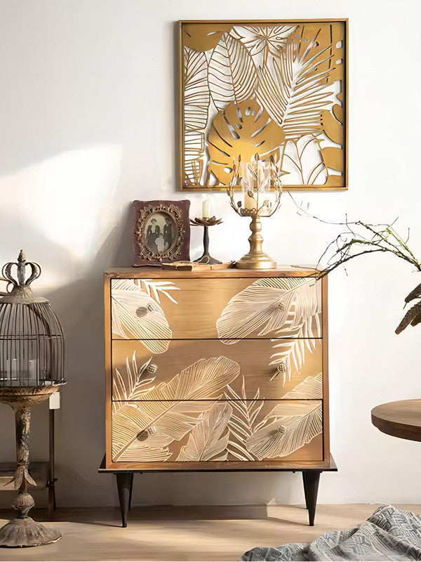 Display Cabinet Storage Hallway Console Table with 3 Drawers