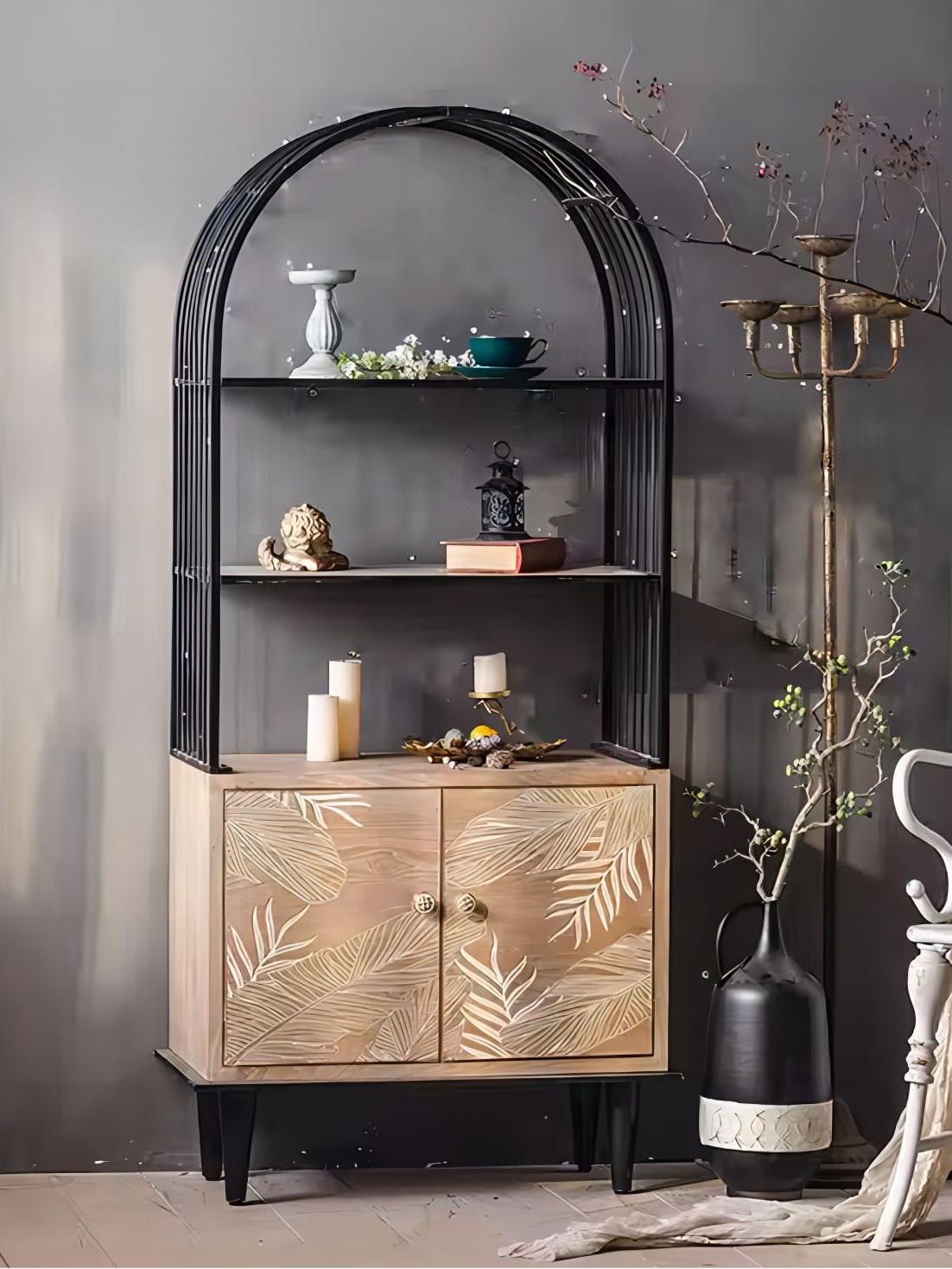 Display Cabinet Storage Furniture with 2 Doors