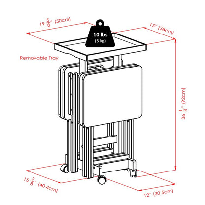 Tray Table Set (Set of 6)